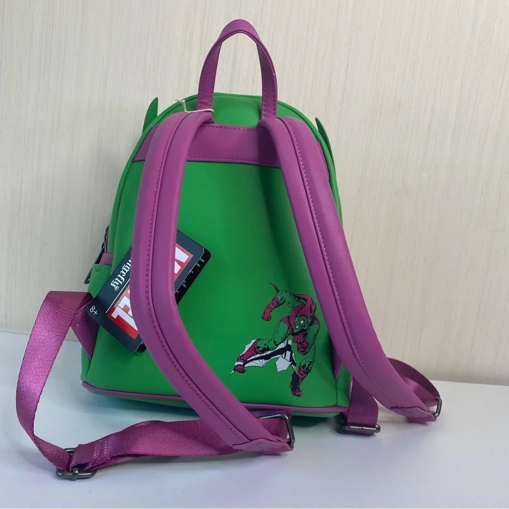 NWT Loungefly Marvel: Green Goblin Cosplay Backpack